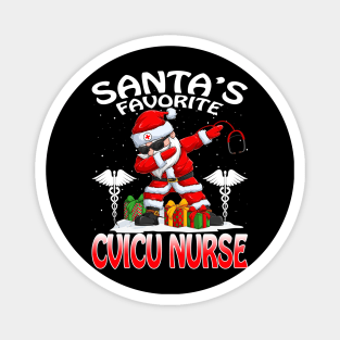 Santas Favorite Cvicu Nurse Christmas T Shirt Magnet